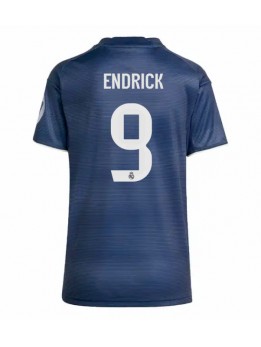 Billige Real Madrid Endrick #9 Bortedrakt Dame 2025-26 Kortermet